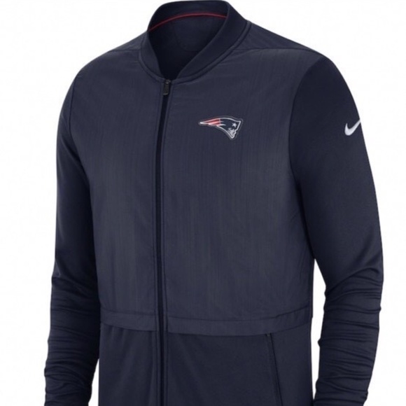 Nike Men's New England Patriots Elite Sideline Hybrid Full Zip Jacket 3XL; NWT - Picture 1 of 9